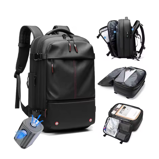 EasyBag – Zaino Intelligente con Compressione Sottovuoto
